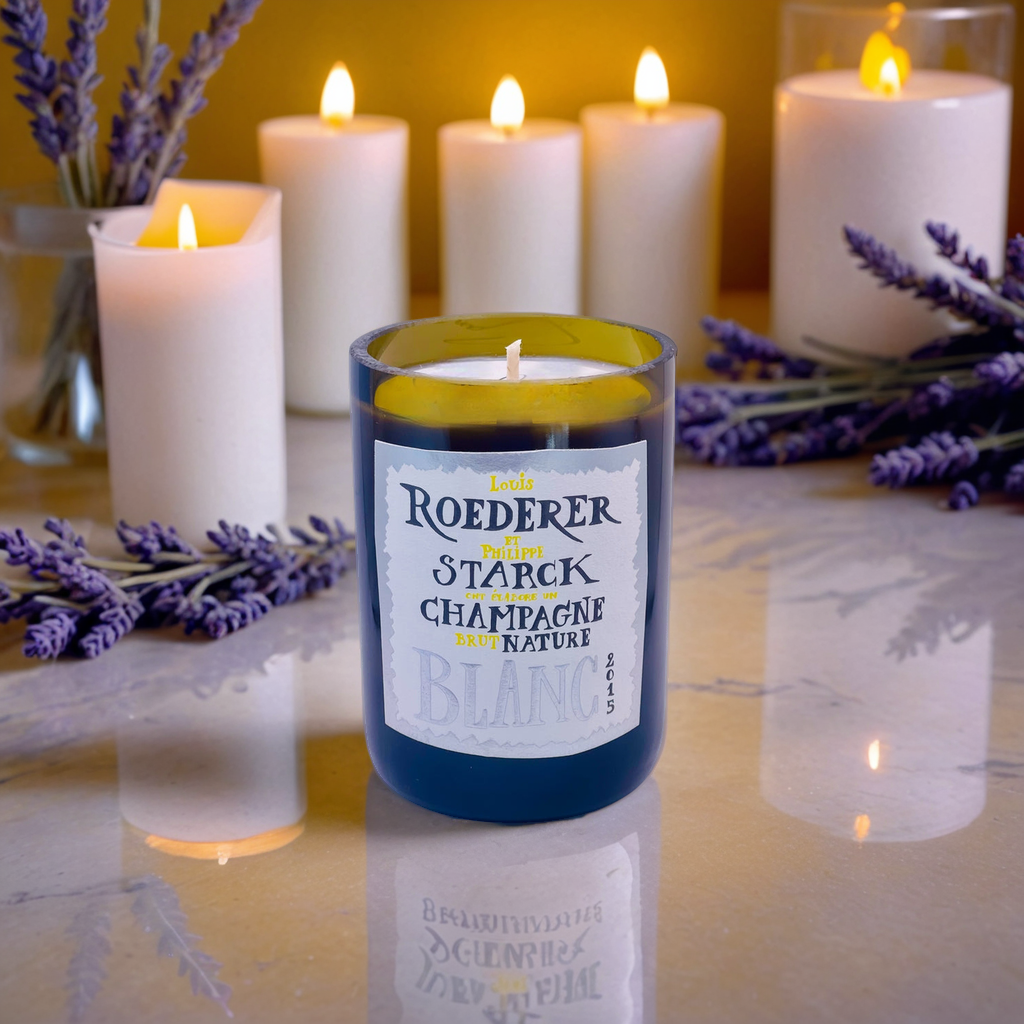 ON SALE - Louis Roederer Starck Champagne Candle