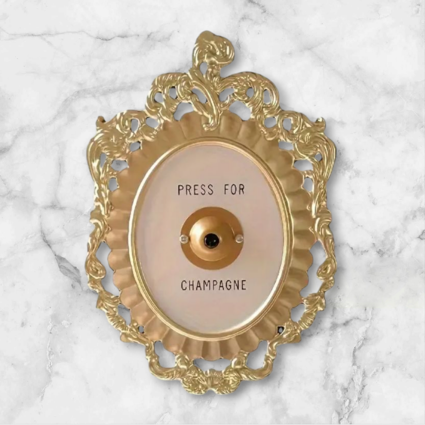 Press for Champagne doorbell with sound