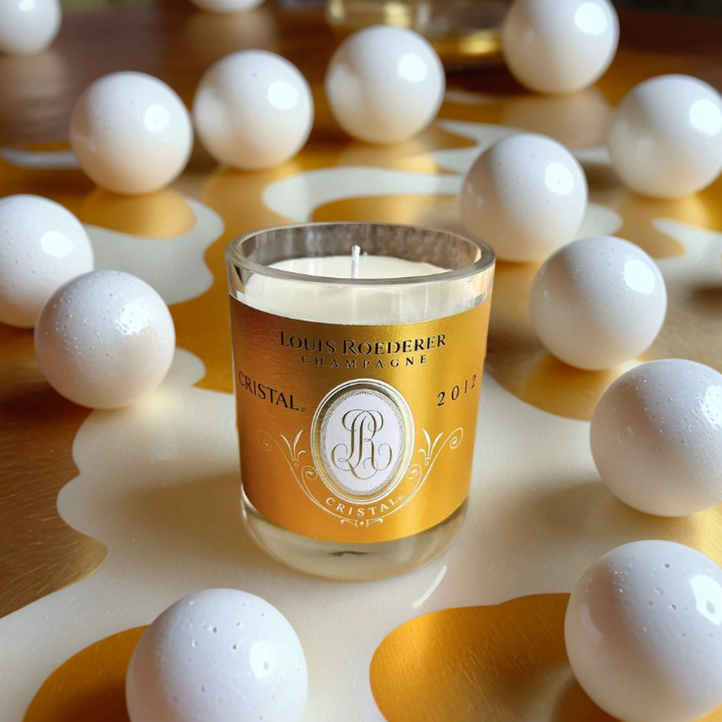 Cristal Louis Roederer Champagne Candle
